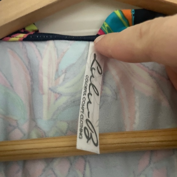 Lulu B Pineapple Ruffle Dress UPF 50+ Preppy Golf - Picture 7 of 8